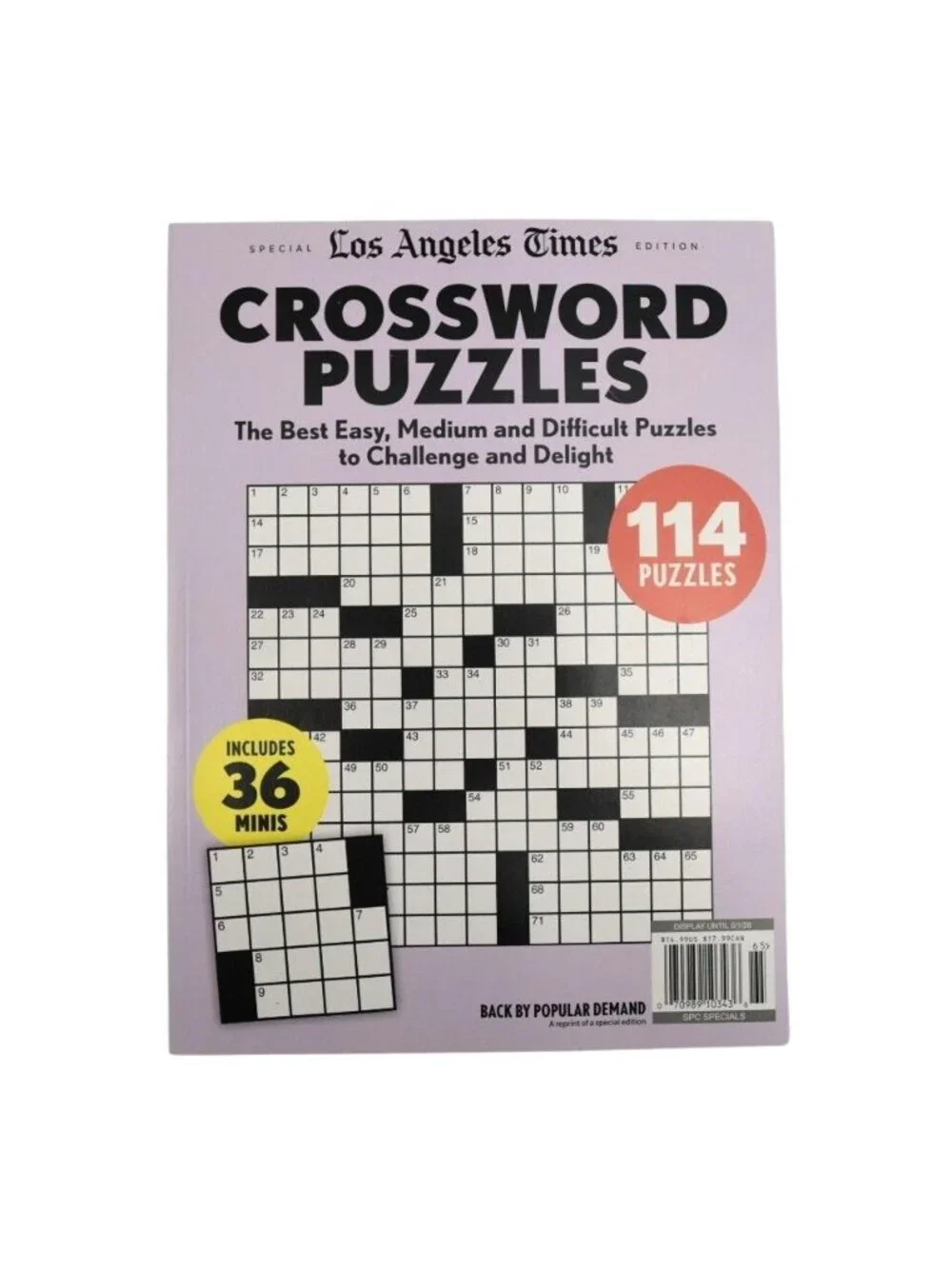 Los Angeles Times Word Search & Crossword Puzzle Books Set Of 3